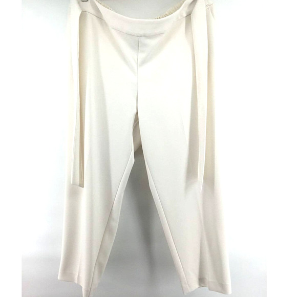 Worthington Pants - Worthington White Tie Waist Trousers 12